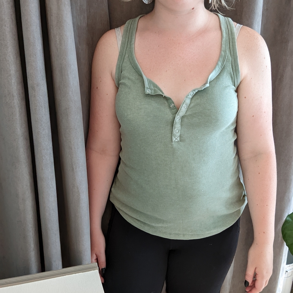 Aerie Henley Tank Top